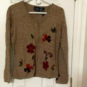 Vintage Zip Up Sweater
